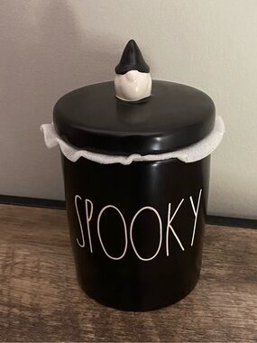 Rae Dunn Halloween “Spooky” Canister